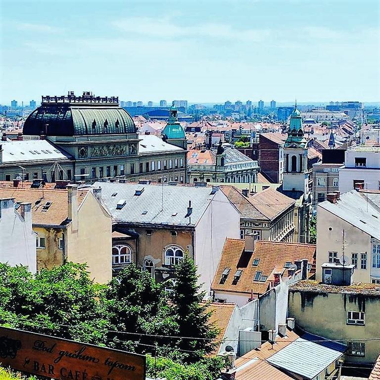 Apartment Orange Purple Blue Zagreb Exteriör bild